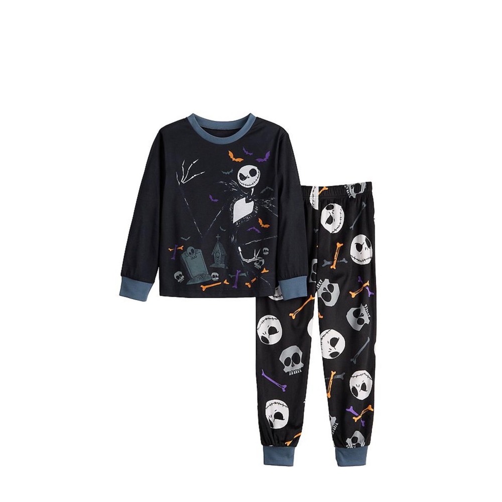 Disney Nightmare Before Christmas Jack Skellington Pajama Set Kids 4 NB157BLLKL